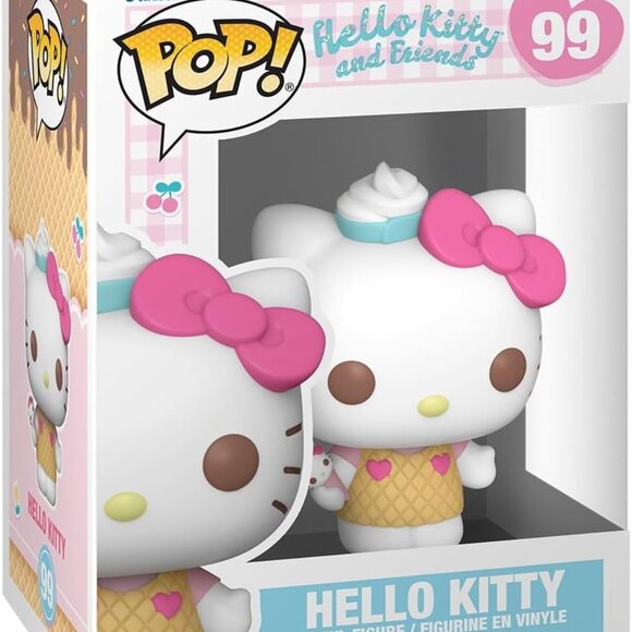 New - Hello Kitty and Friends Hello Kitty (Ice Cream) Funko Pop! Vinyl Figure #9 - Picture 1 of 1